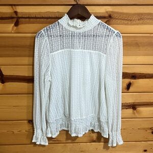 Elegant White Lace Blouse